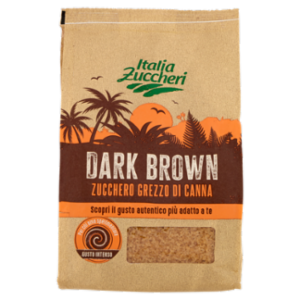 Italia Zuccheri Dark Brown Zucchero Grezzo Di Canna 500 g