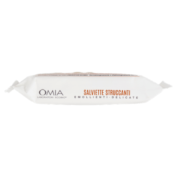 Omia Laboratori Ecobio Salviette Struccanti Emollienti - Delicate argan del Marocco 20 pz