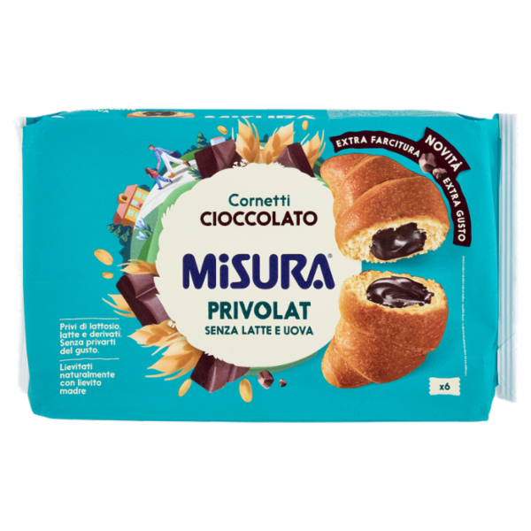Misura Privolat 6 Cornetti Cioccolato 298 g