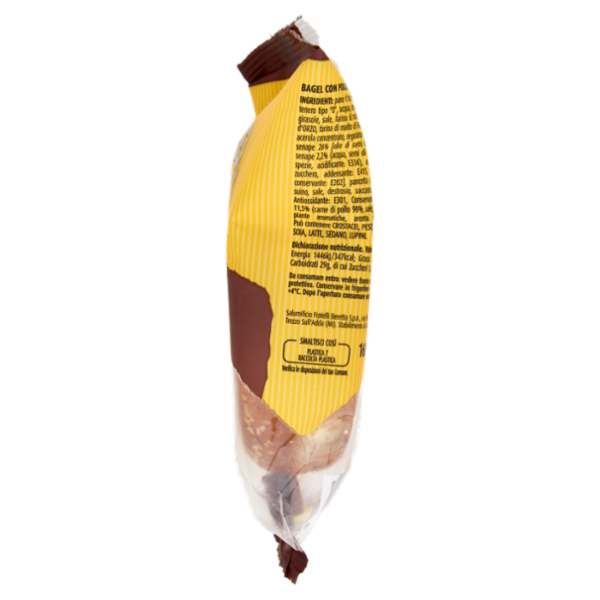 Fratelli Beretta Bagel Pollo e Bacon con salsa alla senape 160 g