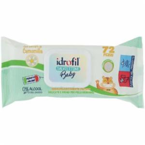 Idrofil Salviettine Baby Camomilla 72 Pezzi