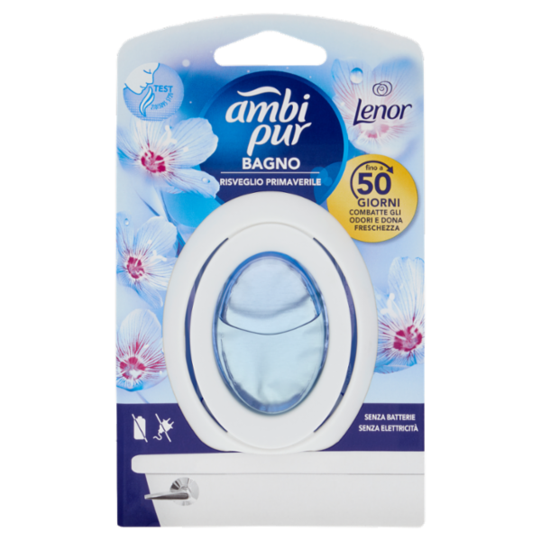 Ambi Pur Bagno Profumatore per Ambienti Elimina e Previene gli Odori, Risveglio Primaverile 7,5 ml