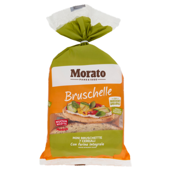 Morato Bruschelle Mini Bruschette 7 Cereali con farina integrale 12 x 29 g