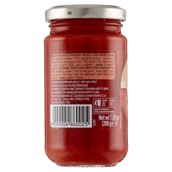 alce nero Sugo di Pomodoro Classico 200 g