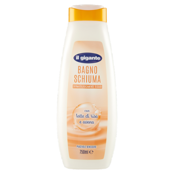 IL GIGANTE Bagno Schiuma con latte di riso e avena 750 ml