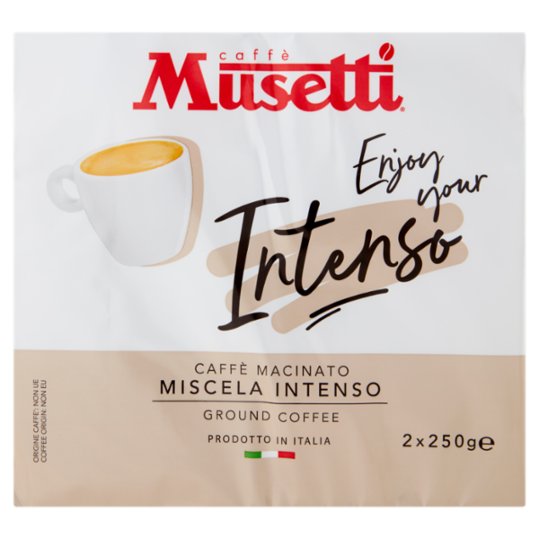 caffè Musetti Enjoy your Intenso Caffè Macinato 2 x 250 g