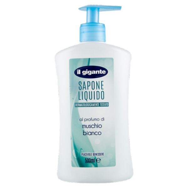 IL GIGANTE Sapone Liquido al profumo di muschio bianco 500 ml