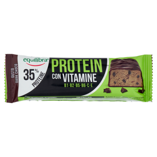 equilibra Protein con Vitamine 35% Proteine Gusto Dark Choco 45 g