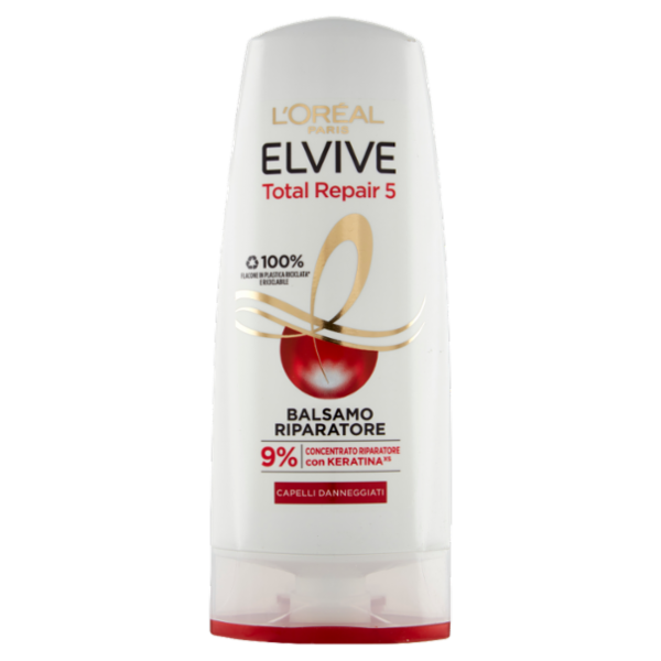 L'Oréal Paris Balsamo Elvive Total Repair 5, Per Capelli Fragili, 200 ml