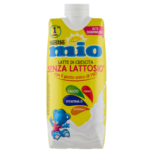 NESTLÉ MIO Latte di Crescita Senza Lattosio Liquido Brick 500ml