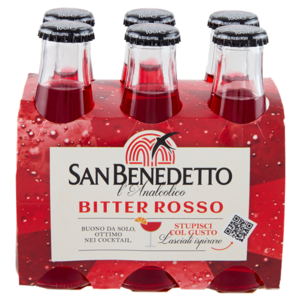 San Benedetto l'Analcolico Bitter Rosso 6 x 10 cl