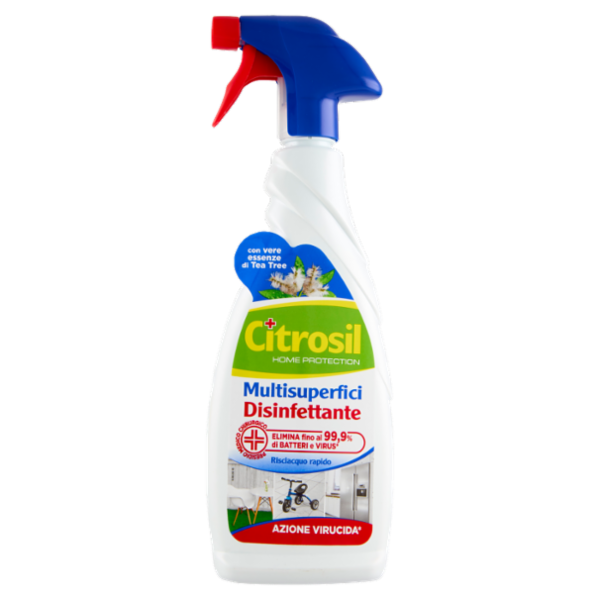 Citrosil Home Protection Multisuperficie Disinfettante con vere essenze di Tea Tree 650 ml