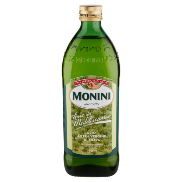 Monini terre del Mediterraneo Olio Extra Vergine di Oliva 1 Litro