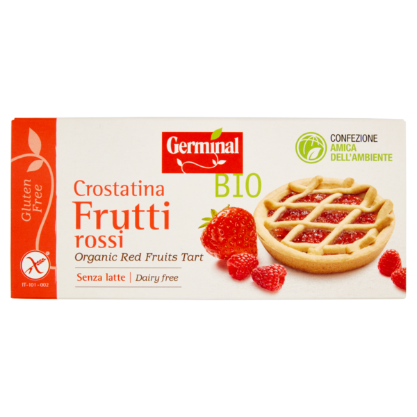 Germinal Bio Crostatina Frutti rossi Gluten Free 6 x 33,4 g