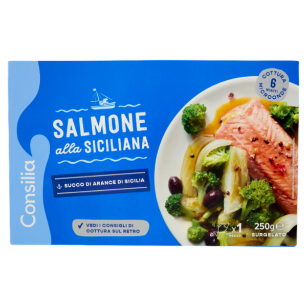 Consilia Salmone alla Siciliana Surgelato 250 g