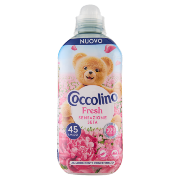Coccolino Ammorbidente Concentrato Fresh Sensazione Seta 45 Lavaggi 952 ml