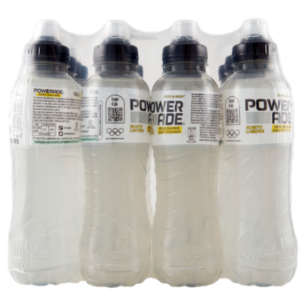 POWERADE Active Zero Gusto Limone PET 12 x 500 ml