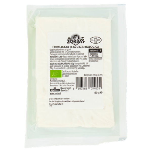 Zorbas Feta Bio 150 g