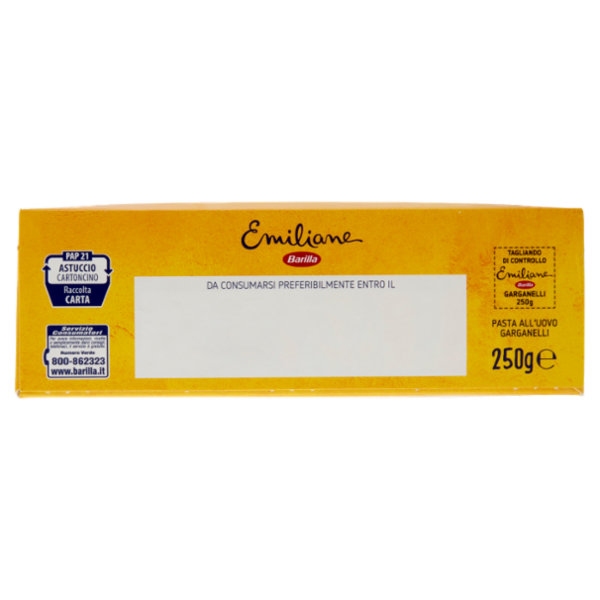 Barilla Emiliane Garganelli Pasta all'Uovo 250g