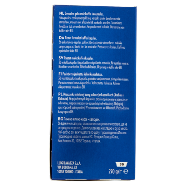 Lavazza A Modo Mio crema e gusto Ricco 36 Capsule 270 g