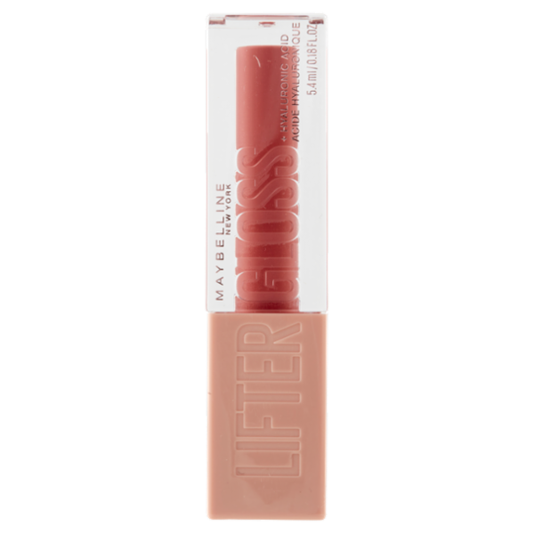 Maybelline New York Lifter Gloss, Lucidalabbra con acido ialuronico, Silk (004), 5,4 ml
