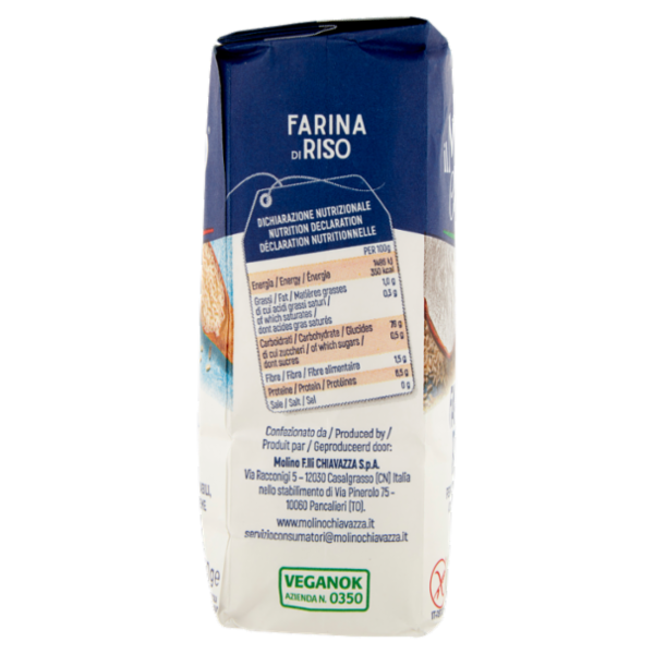 il Molino Chiavazza Farina di Riso 500 g