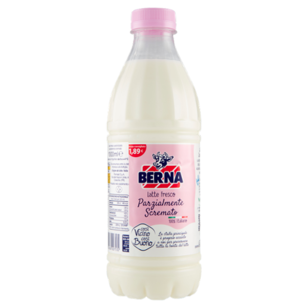 Berna Latte Fresco Parzialmente Scremato 1000 ml