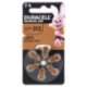 Duracell Hearing Aid Batteries 312 PR41 1.45V Marrone 6 pz