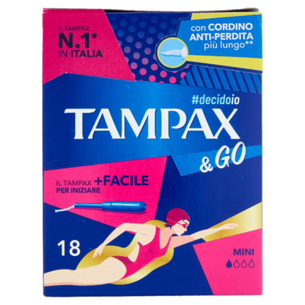 Tampax & Go Mini 18 pz