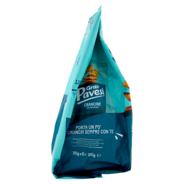 Gran Pavesi Crancine Classiche Snack Cotte al Forno 6 Pacchetti 180g