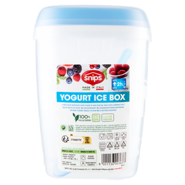 snips Yogurt Ice Box