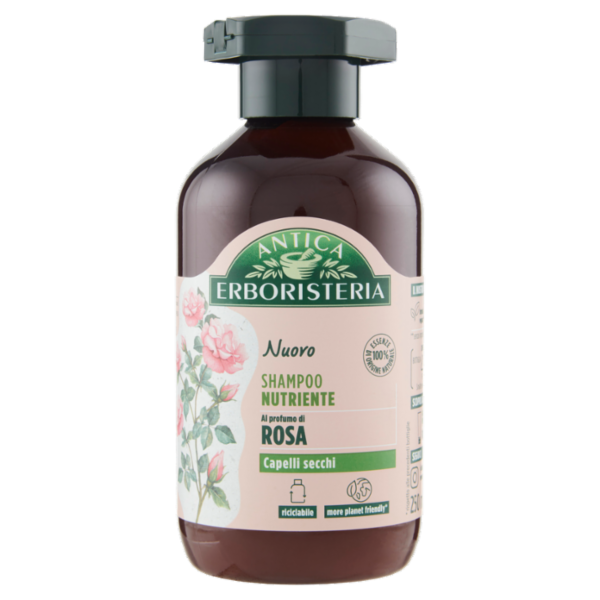 Antica Erboristeria Shampoo Nutriente al profumo di Rosa 250 ml