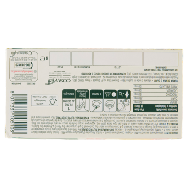 L'Angelica Le Tisane Senna e Carvi Regolarità 18 Filtri 34,2 g