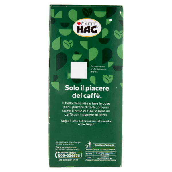 Caffè HAG 18 cialde di Caffè Decaffeinato 126g