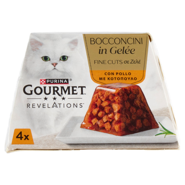 PURINA GOURMET Revelations Bocconcini in Gelée con Pollo 4 x 57 g