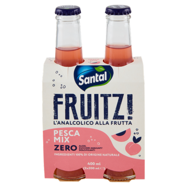 Santàl Fruitz! Pesca Mix Zero 2 x 200 ml