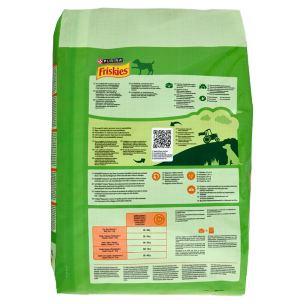 PURINA FRISKIES Balance Pollo e Manzo e con Verdure 9kg