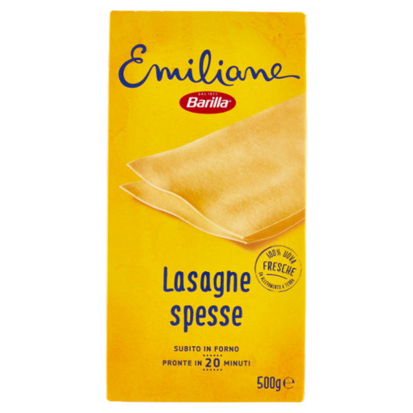 Barilla Emiliane Lasagne Pasta all'Uovo 500g