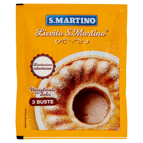 S.Martino Lievito S.Martino Vaniglinato per dolci 3 buste 48 g