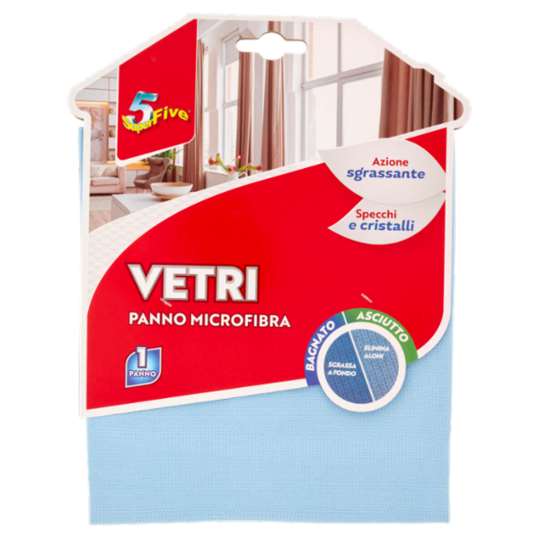 Super5 Vetri Panno Microfibra 1 pz