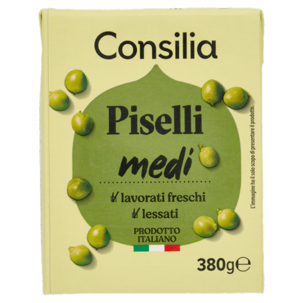 Consilia Piselli Medi Lessati 380 g