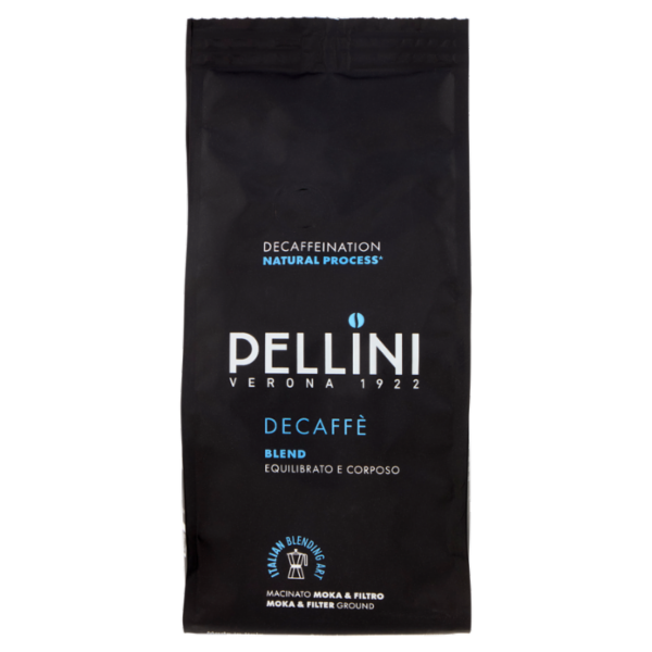 Pellini Decaffè Macinato Moka & Filtro 185 g