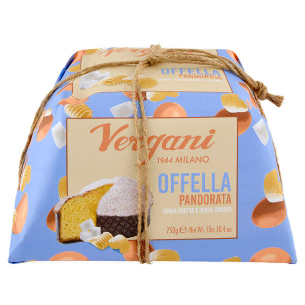 Vergani Offella Pandorata Senza Uvetta e Senza Canditi 750 g