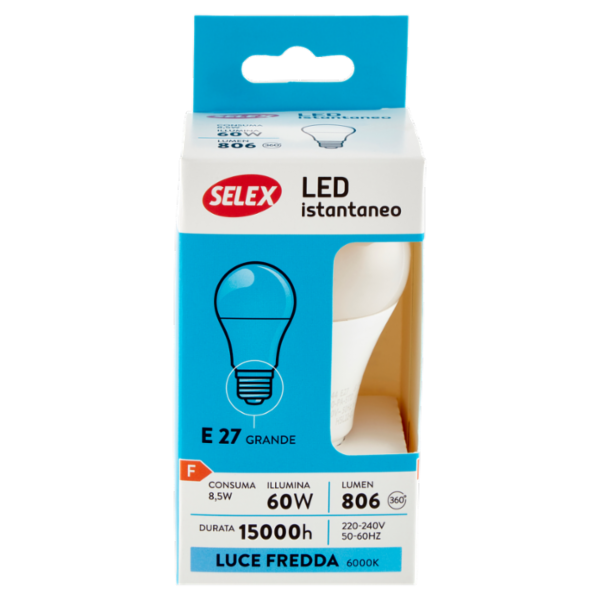Selex Lampadina Led SMD Goccia E27 9W