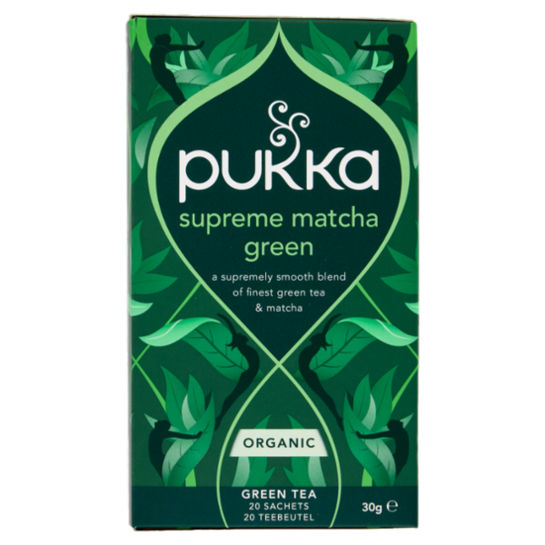 pukka supreme matcha green Organic 20 Bustine di Tè Verde 30 g