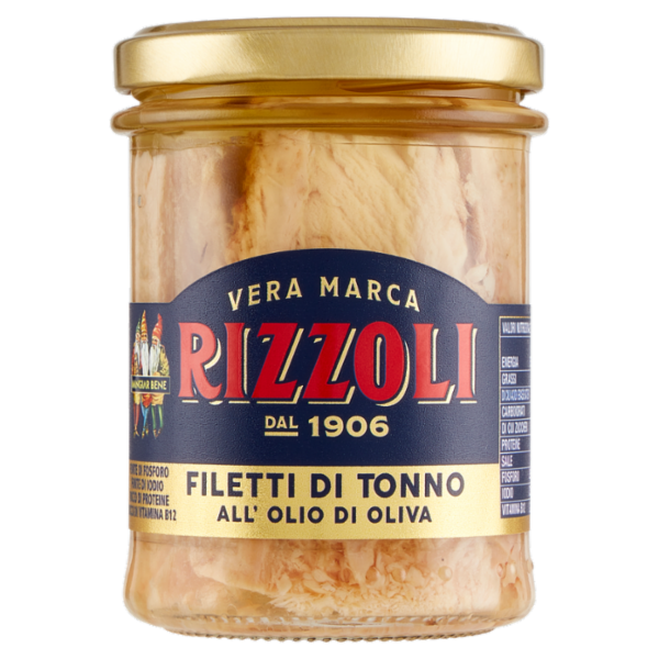 Rizzoli Filetti di Tonno all'Olio di Oliva 200 g