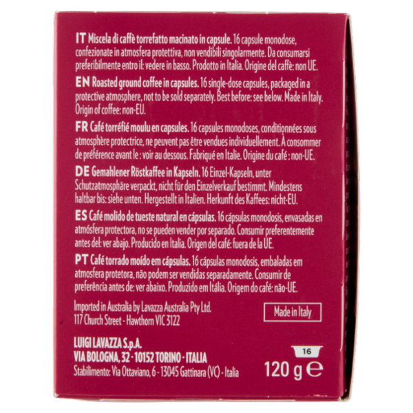Lavazza A Modo Mio Espresso Intenso 16 Capsule 120 g