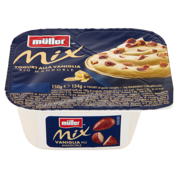 müller Mix Yogurt alla Vaniglia più Mandorle 150 g