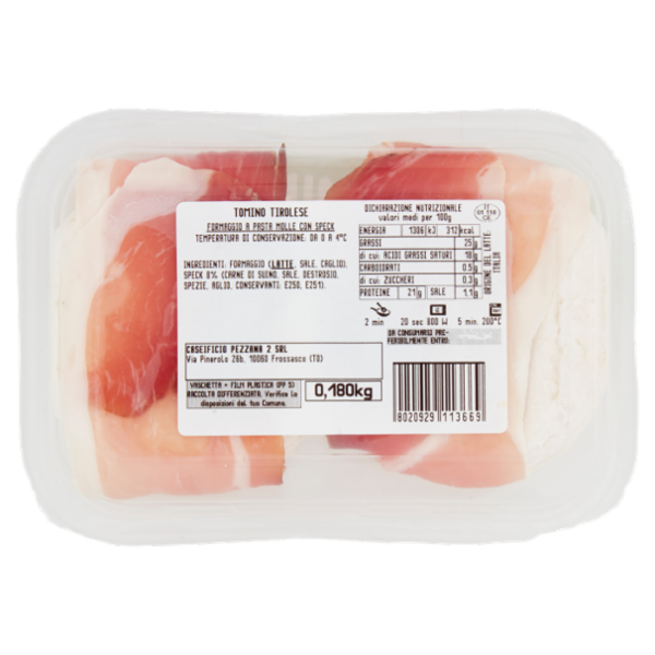caseificio Pezzana Tomino Tirolese 0,180 kg