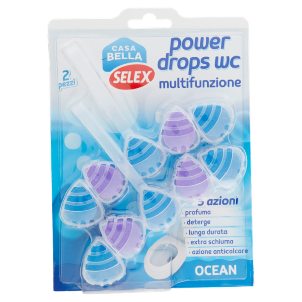Selex Casa Bella Wc Power Drops Ocean 2 pezzi